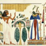 Gebruik van Egyptisch fotobehang voor unieke herfstinterieurs